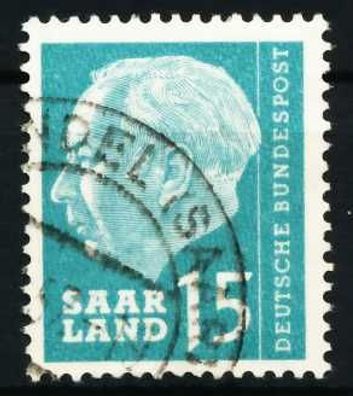 SAAR OPD 1957 Nr 388 gestempelt X5F6A2E