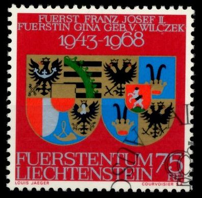 Liechtenstein 1968 Nr 496 gestempelt SB4DD66