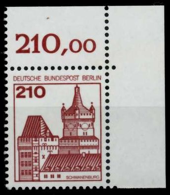 BERLIN DS BURGEN u. Schlösser Nr 589 postfrisch ECKE-OR X702E62