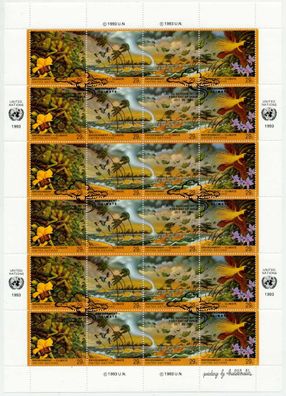 UNO NEW YORK Nr 657KB-660KB zentrisch gestempelt X76814A