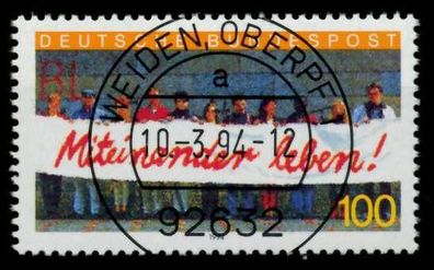BRD 1994 Nr 1725 zentrisch gestempelt X78EADE