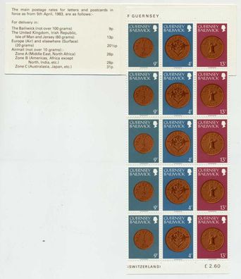 Guernsey Markenheftchen Nr MH 19 postfrisch X7D5FAA