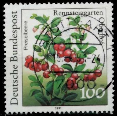 BRD 1991 Nr 1508 zentrisch gestempelt X84DD8E