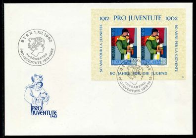 Schweiz Block 18 BRIEF FDC X8A7726