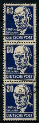SBZ ALLG. Ausgaben Nr 226a gestempelt 3ER STR X8E114A