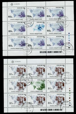 Albanien Nr 2510KB-2511KB zentrisch gestempelt Kleinbg S03E282