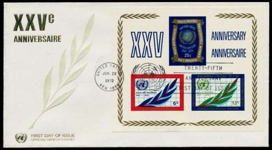 UNO NEW YORK Block 05 BRIEF FDC X92A5CE