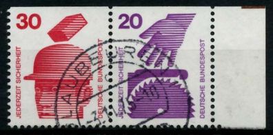 BRD BUND Zusammendruck Nr W55 zentrisch gestempelt WAAGR PAA X9698F6