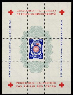POLEN DACHAU Kriegsgefangenenlagerpost BLOCK 3 X691C2E