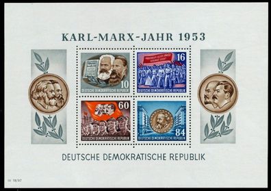 DDR BLOCK Kleinbogen Block 9AYI postfrisch X6E2B5E