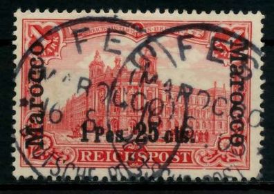 Deutsche Auslandspostämter Marokko Nr 16II ZENT X7004BA