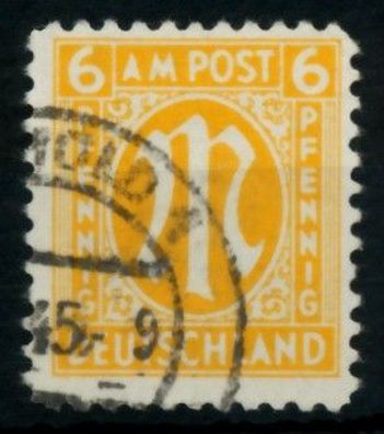 BIZONE AM-POST Nr 20Az gestempelt X767B7E