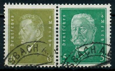 D-REICH Zusammendruck Nr W28 gestempelt WAAGR PAAR X792522