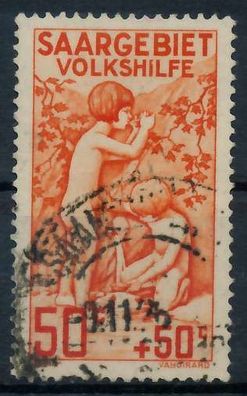 Saargebiet 1926 Nr 106II zentrisch gestempelt ATTEST X7B0E8E