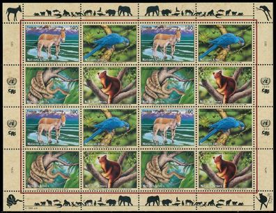 UNO GENF Nr 369-372 postfrisch Kleinbg S013D1E