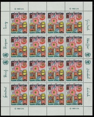 UNO NEW YORK Nr 438-439 postfrisch Kleinbg X7BD6BE