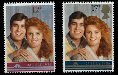 Grossbritannien 1986 Nr 1081-1082 postfrisch X7BFE22