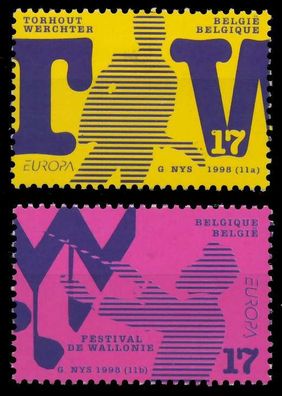 Belgien 1998 Nr 2810-2811 postfrisch X0B4A22