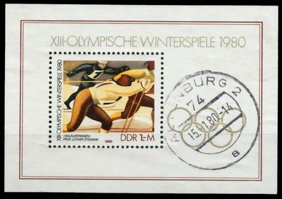 DDR BLOCK Kleinbogen Block 57 gestempelt X0F16BA