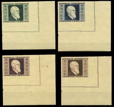 Österreich 1946 Nr 772B-775B postfrisch ECKE-URE X1E8D6A