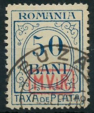 BES. 1WK D-MV Rumänien PORTO Nr 5 gestempelt X434936