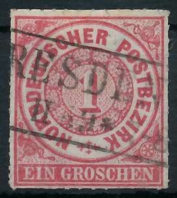 Norddeutscher BUND NDP Nr 4 gestempelt X63B58A