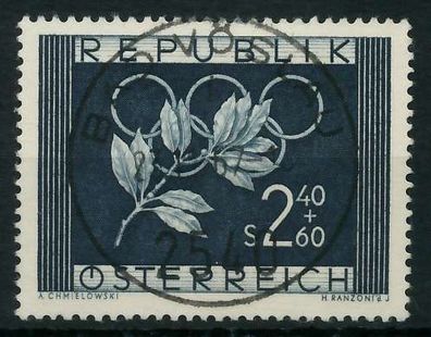 Österreich 1952 Nr 969 zentrisch gestempelt X75E61E