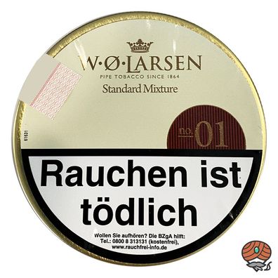 W.Ø. LARSEN Standard Mixture No.1 Pfeifentabak 100g Dose