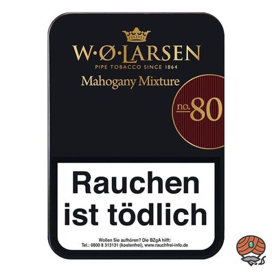 W.Ø. LARSEN Mahogany Mixture No. 80 Pfeifentabak 100g Dose