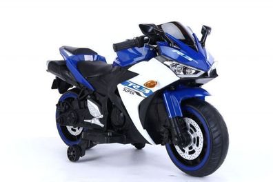 Elektro Kindermotorrad 888 - 12V 4,5A Akku - mit Stützräder, Musik und Lichter