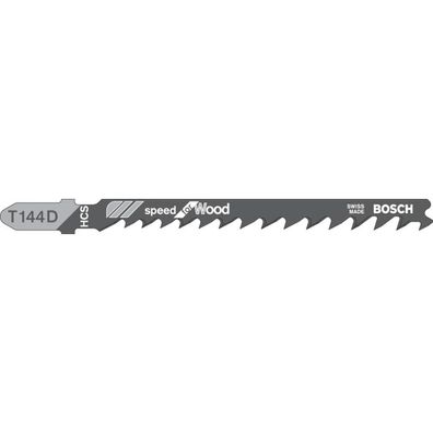 Bosch Bosch 5x Stichsägeblatt T 144 D Speed for Wood - 2608630040