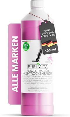 PURIVITA® Reinigungsmittel für Saugwischer (1L] Konzentrat, Magnolia