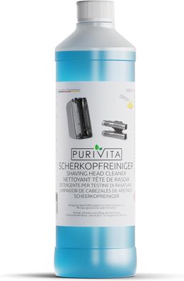 Purivita Scherkopfreiniger 1000ml Elektrorasierer Reinigungslösung
