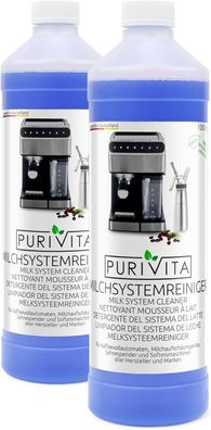 Purivita - Milchsystemreiniger Kaffeevollautomat - 2000ml Konzentrat