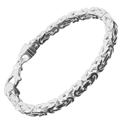 trendor Schmuck Königskette Armband Sterlingsilber 925 Breite 4,7 mm 86106