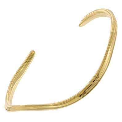 trendor Schmuck Damen-Armspange 925 Silber Vergoldet 28396