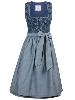 Dirndl Gachenbach 70cm Länge vintage blue