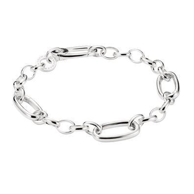 Thomas Sabo Schmuck Damen Charm-Armband mit 3 Connect-Links 925 Silber C1203-001-21