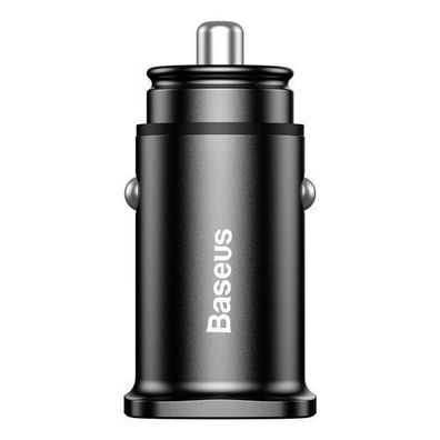 Baseus Intelligentes Kfz-Ladegerät 30W, 2x USB QC3.0, SCP, AFC, Schwarz
