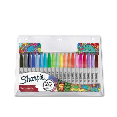 Sharpie Permanentmarkerset "Chamäleon" limitierte Edition, feine Spitze, farblich sor