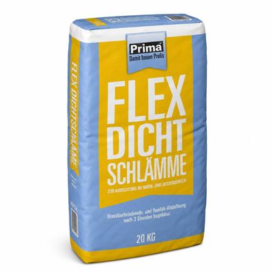 Prima Dichtschlämme-Flex 20 kg - dauerhafter Feuchtigkeitsschutz im