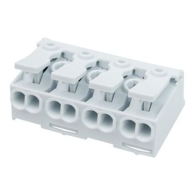 Lésterklemme Leuchtenklemme 4-polig mit Hebel 0.75-2.5mm2 450V VDE DGN 3770