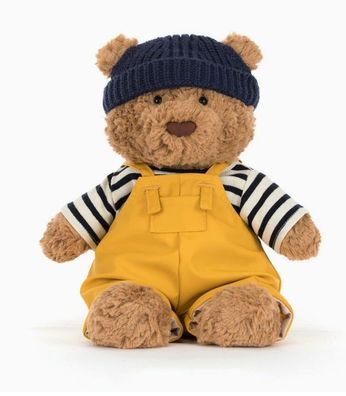 Jellycat Plüschtier aus der Fun Series: Barcelona-Bär im Matrosenanzug, 26 cm