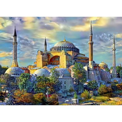 Bluebird Puzzle Hagia Sophia, Istanbul, Türkei 1000 Teile