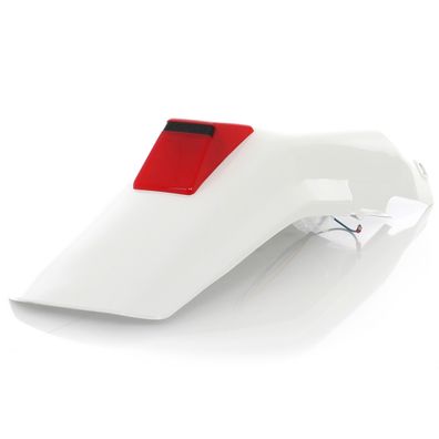 Schutzblech hinten Rücklicht Kotflügel fender passt an Honda Xr 600 R 95-99 weiß