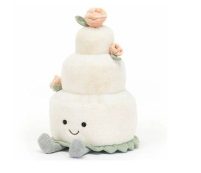 28cm Jellycat Amuseables Hochzeitstorte Plüschtier Kuscheltier Stofftier