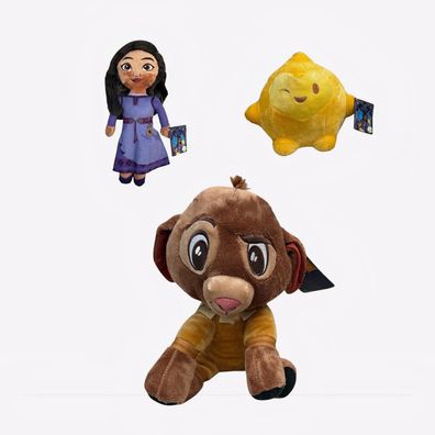 Wish Plüschfigur Disney Plüsch Kuscheltier Sitzend Größe ca. 24-39 cm NEU