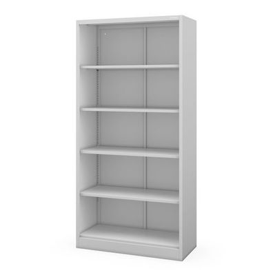 Büroregal aus Metall, verschraubt, mit geschlossener Rückwand, 900 × 1850 × 400 mm