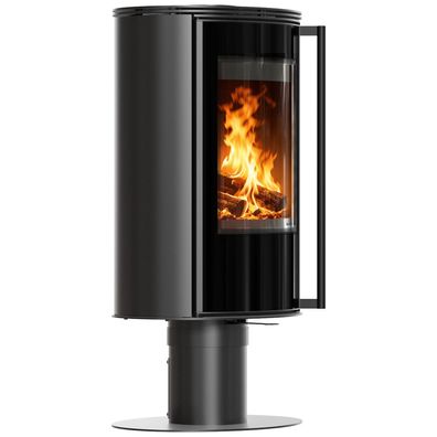 Freistehender Kaminofen KRATKI ERIK N/O Ø 150 5,5 kW schwarz termotec