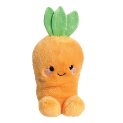 Aurora, 82054, Palm Pals Cheerful Karotte, 13cm, Eco Friendly Plüschtier, Orange